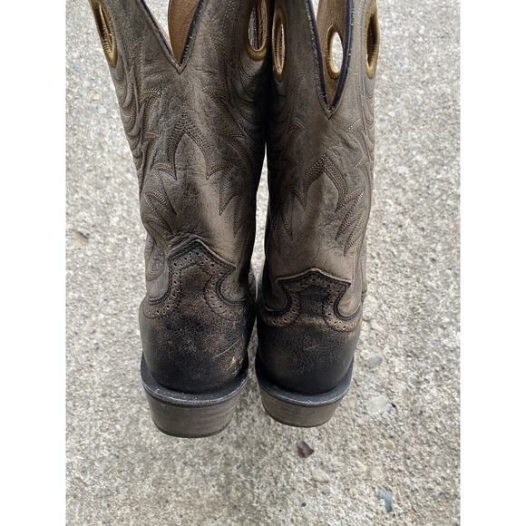 Ariat 10023176 Heritage Roughstock Size 10.5 EE Pull On Western Work Boots - Picture 5 of 11